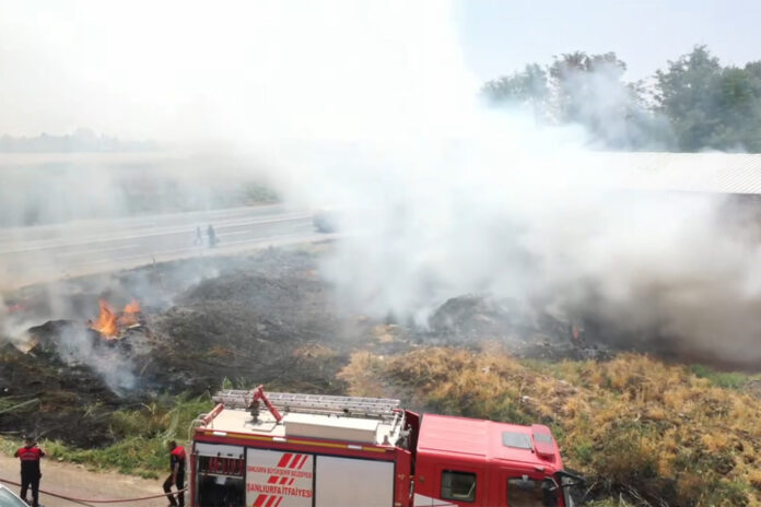 Şanlıurfa’da fabrikada çıkan yangın söndürüldü