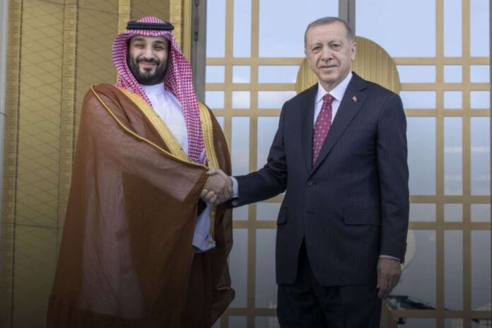 Cumhurbaşkanı Erdoğan, Suudi Arabistan Veliaht Prensi Selman ile görüştü